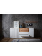 Sideboard Media Design -Schiefer Schwarz Mattlack